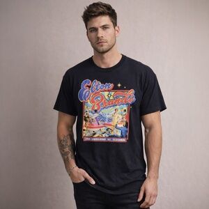 RARE! ELTON JOHN & BRANDI CARLILE - Who Believes in Angels? Promo T-Shirt Sz L